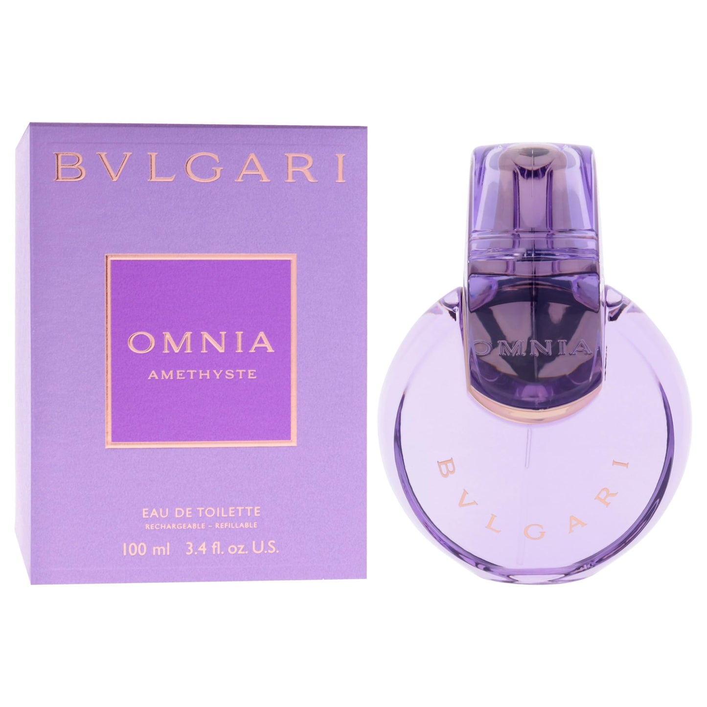 Bvlgari Omnia Amethyste by Bvlgari for Women - 3.4 oz EDT Spray (Refillable) Beauty & Personal Care BVLGARI