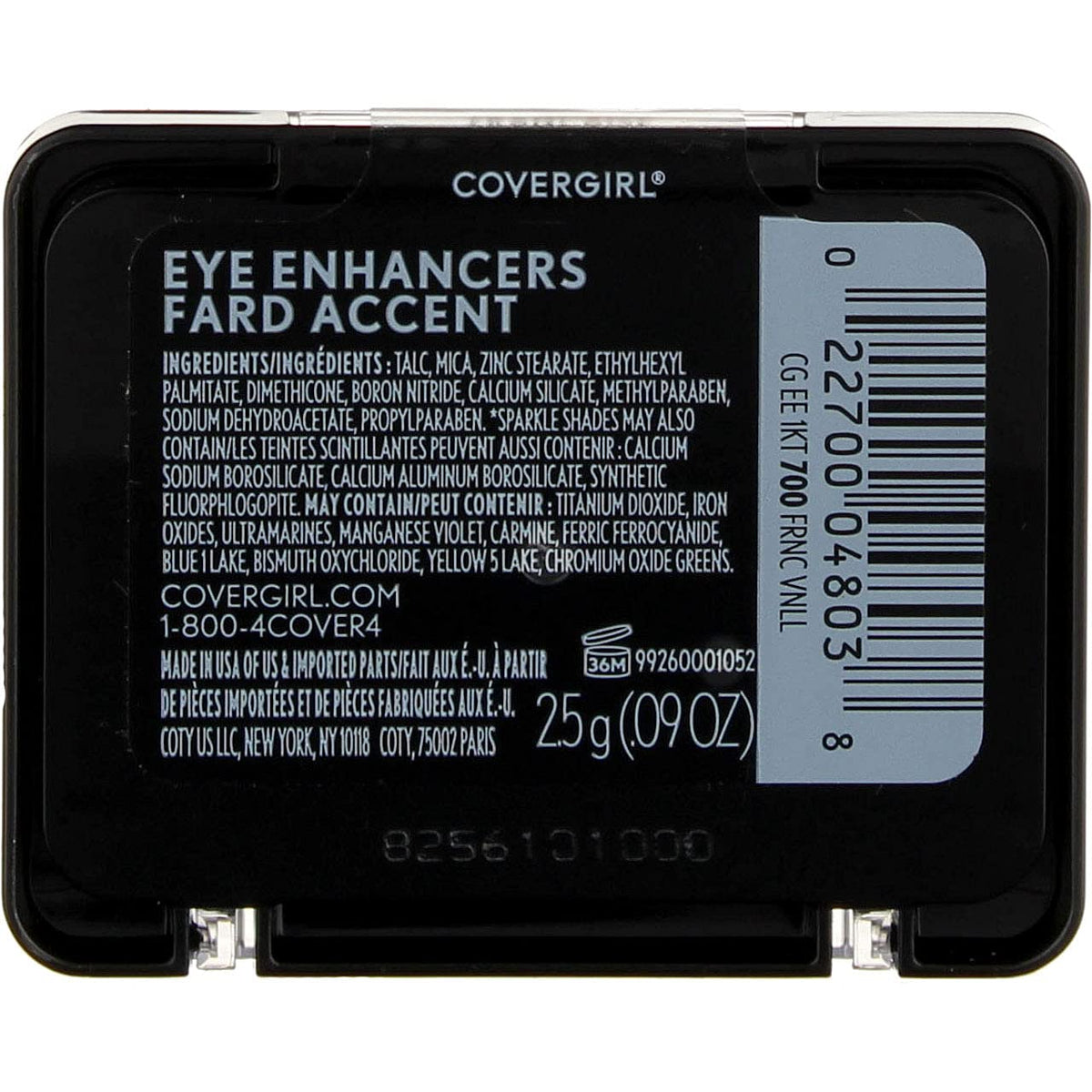 Cover Girl 04803 700frnch French Vanilla Professional Eye Enhancer™ Eye Shadow Kit
