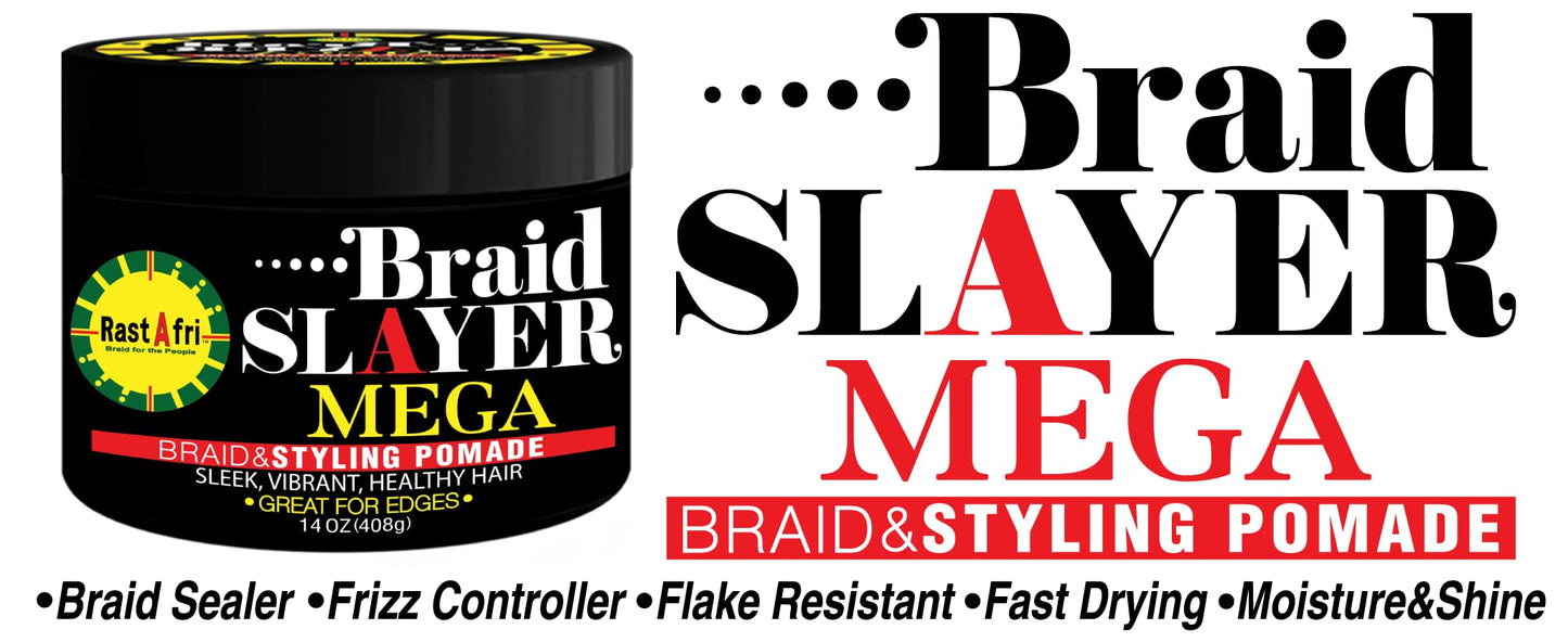 Rast A Fri BRAID SLAYER - MEGA - Edge Control, Styling Pomade Beauty & Personal Care Rast A Fri