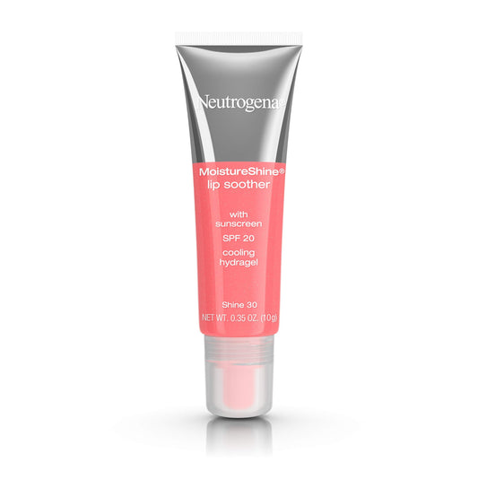 Neutrogena MoistureShine Lip Soother Gloss with SPF 20 Sun Protection, High Gloss Tinted Lip Moisturizer with Hydrating Glycerin and Soothing Cucumber Beauty & Personal Care Neutrogena