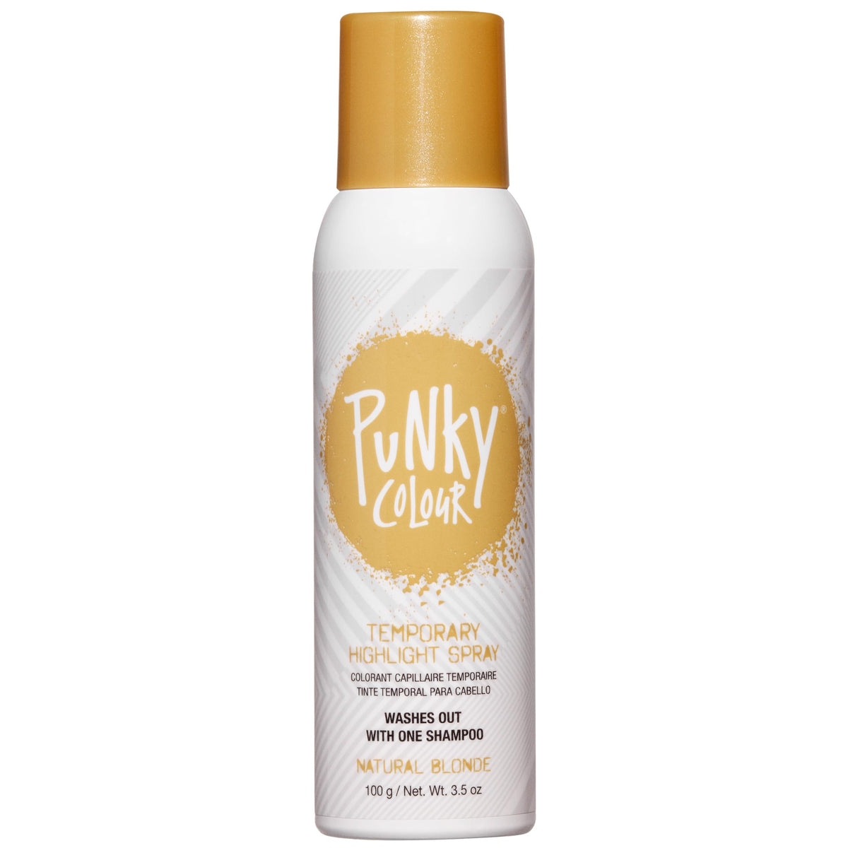 Punky Temporary Hair Highlight Spray - Natural Blonde, Washes Out, Temporary Hair Color Spray for Kids, Women, Hair-Dye, 3.5 oz, 1 Pack Beauty & Personal Care Punky
