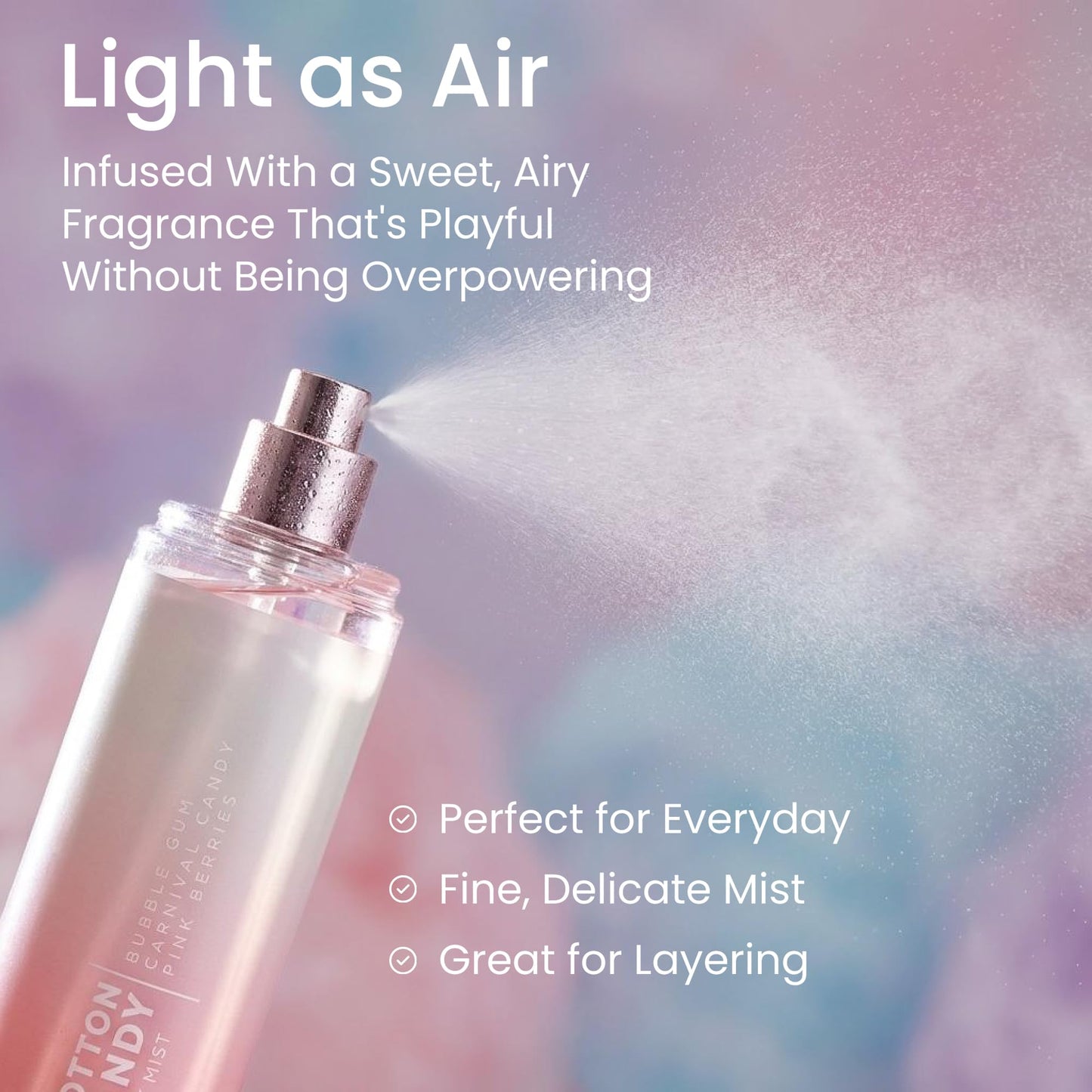 Forever 21 Cotton Candy Body Mist, 8 fl. oz. Beauty & Personal Care Forever 21