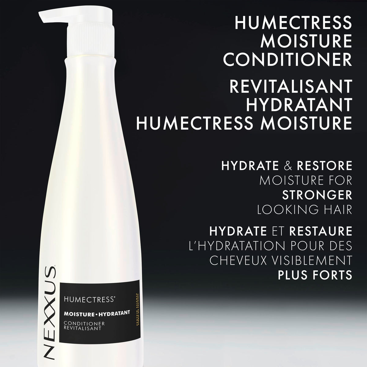 Nexxus HUMECTRESS Conditioner for Ultimate Moisture for Dry Hair Powered by POLYSOFT HYDRATOR Technology with Tri-lipids 13.5 oz