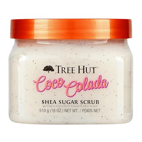 Tree Hut Coco Colada Body Scrub, Exfoliating & Hydrating Sugar Scrub with Shea Butter & Essential Oils, Smooth Skin, Body Exfoliator For All Skin Beauty & Personal Care Tree Hut