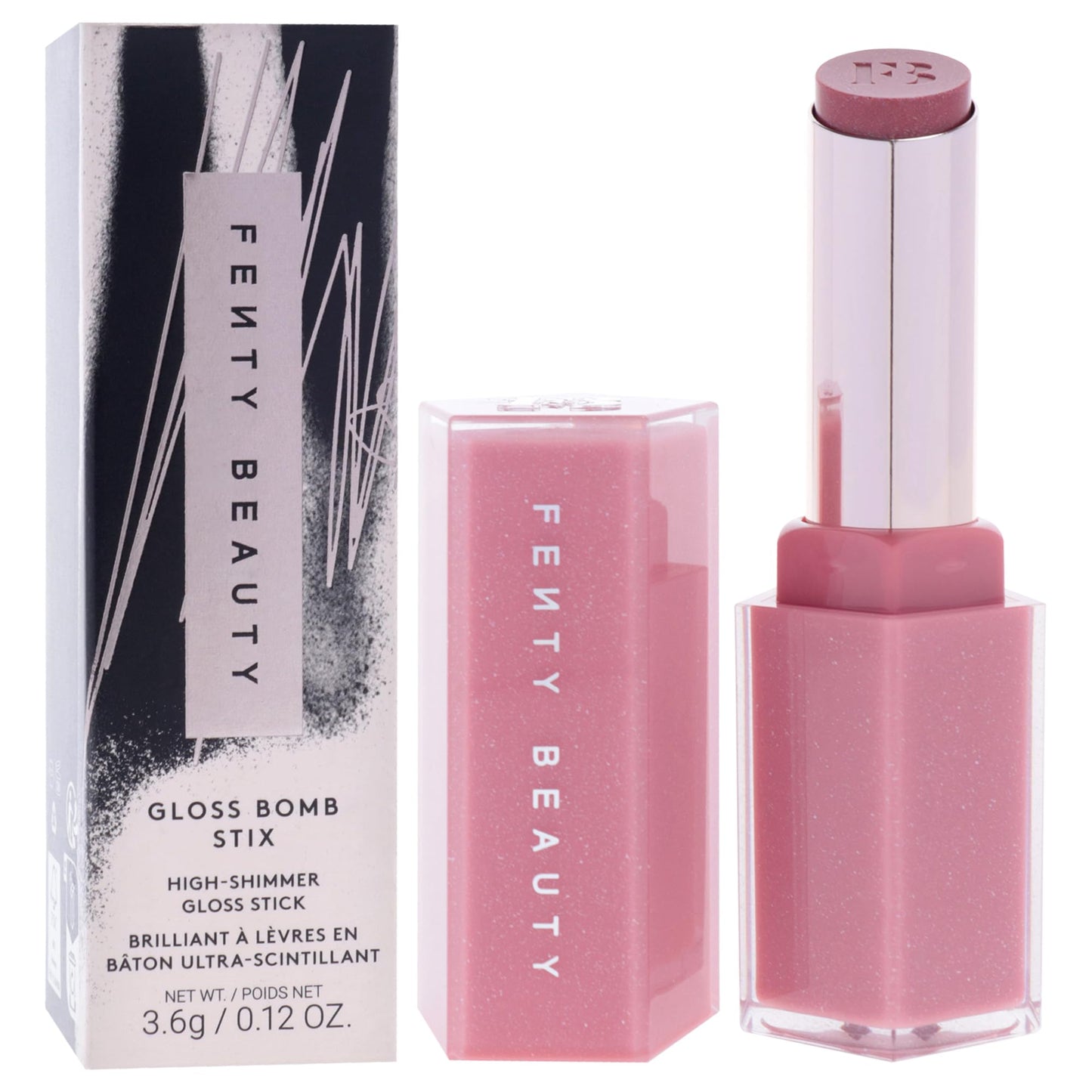 Gloss Bomb Stix Shimmer - 02 Fussy by Fenty Beauty for Women - 0.12 oz Lipstick Beauty & Personal Care FENTY BEAUTY