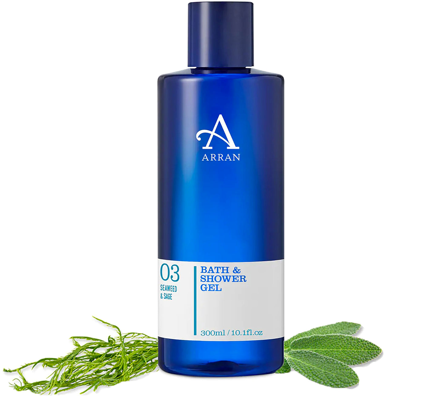 Arran Sense of Scotland Seaweed and Sage Bath and Shower Gel, 300 ml Beauty & Personal Care Arran Sense of Scotland