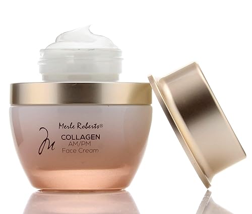 Merle Roberts Day and Night Face Cream with Collagen. Anti-Aging face cream for Wrinkles, Fine Lines, Uneven Skin Tone, and Dry Skin. 1 fl oz (1 Fl Oz Beauty & Personal Care Merle Roberts