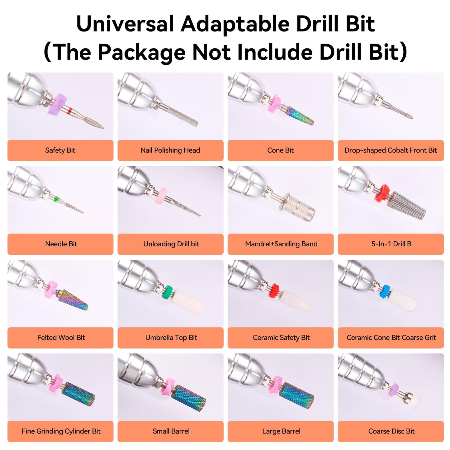 Makartt Nail Drill Handpiece for Up200 Machine:Professional Electric File Remove Gel Polish Poly Nail Gel Black B-05 Removing for Removing Acrylic Beauty & Personal Care Makartt