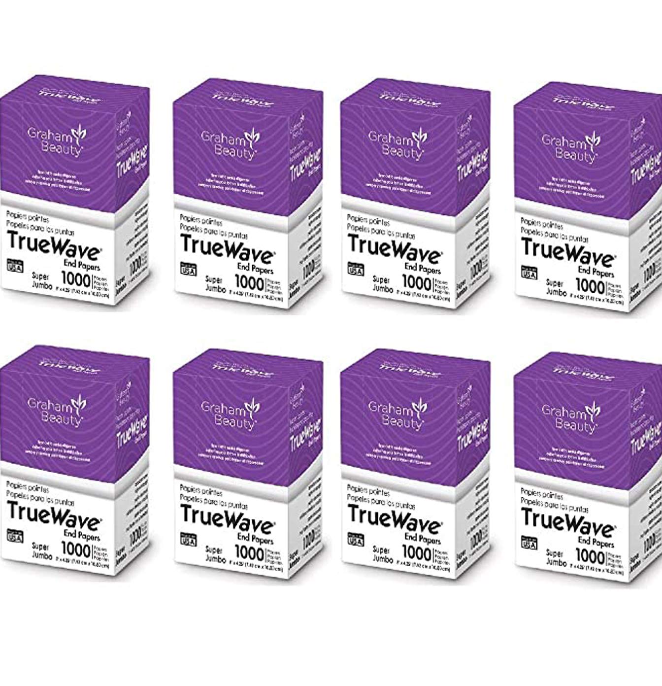 Graham Beauty Salon Truewave Jumbo End Paper 1000 Pack - HC-26067 Beauty & Personal Care Graham