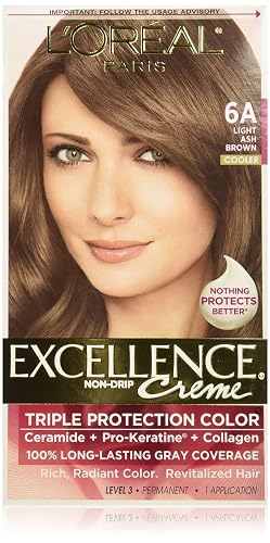 L'oreal Excellence Creme 6a Light Ash Brown Beauty & Personal Care L'Oreal Paris