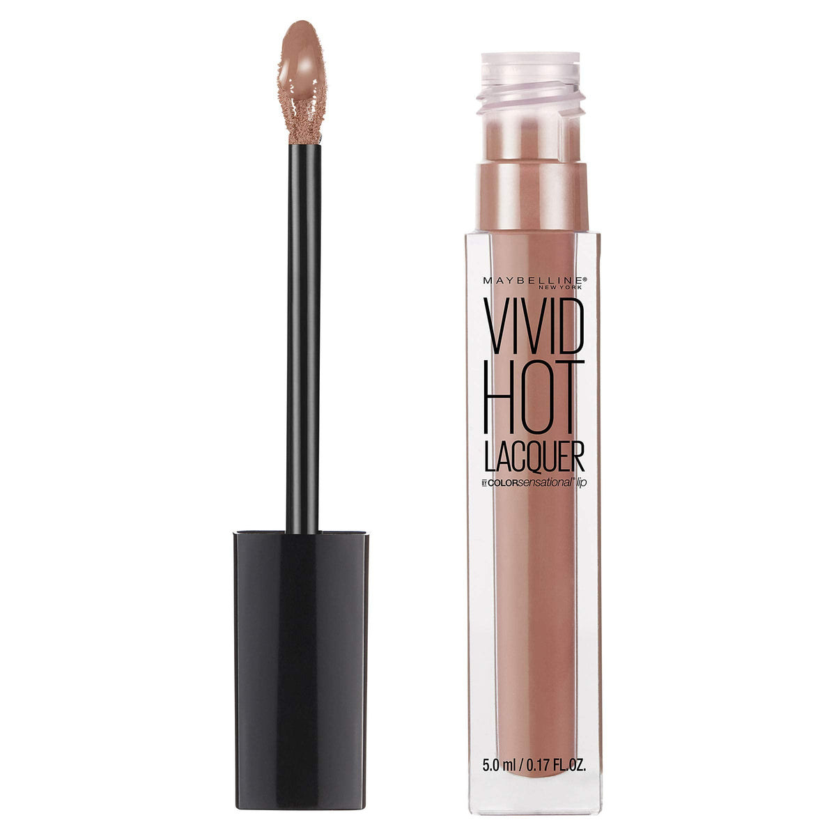 Maybelline Color Sensational Vivid Hot Lacquer Lip Gloss, Unreal, 1 Tube Beauty & Personal Care MAYBELLINE