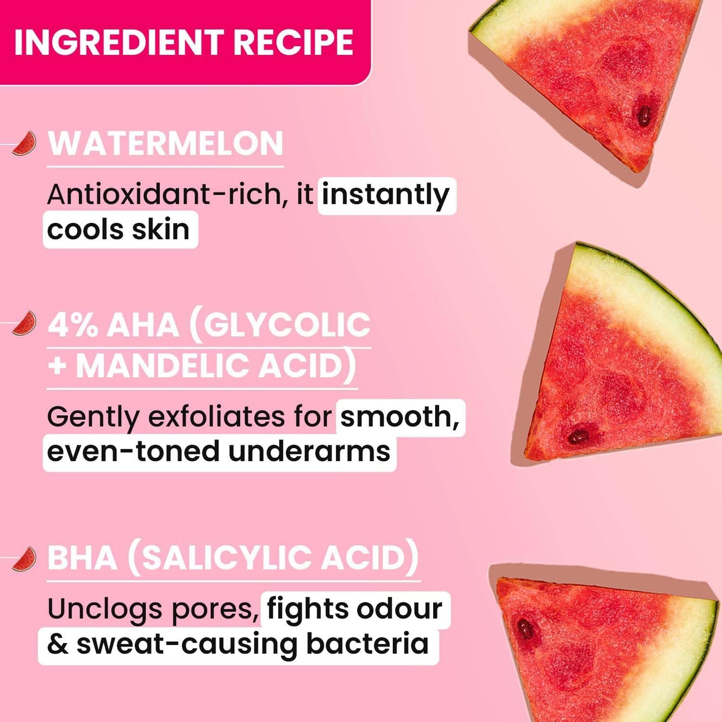 Dot&Key's Watermelon Cooling Underarm Roll On with AHA BHA for Odor Control, Fresh Aqua Fragrance, Sweat Control, Exfoliating Formula for Men, Women Beauty and Personal Care FOUNTINA