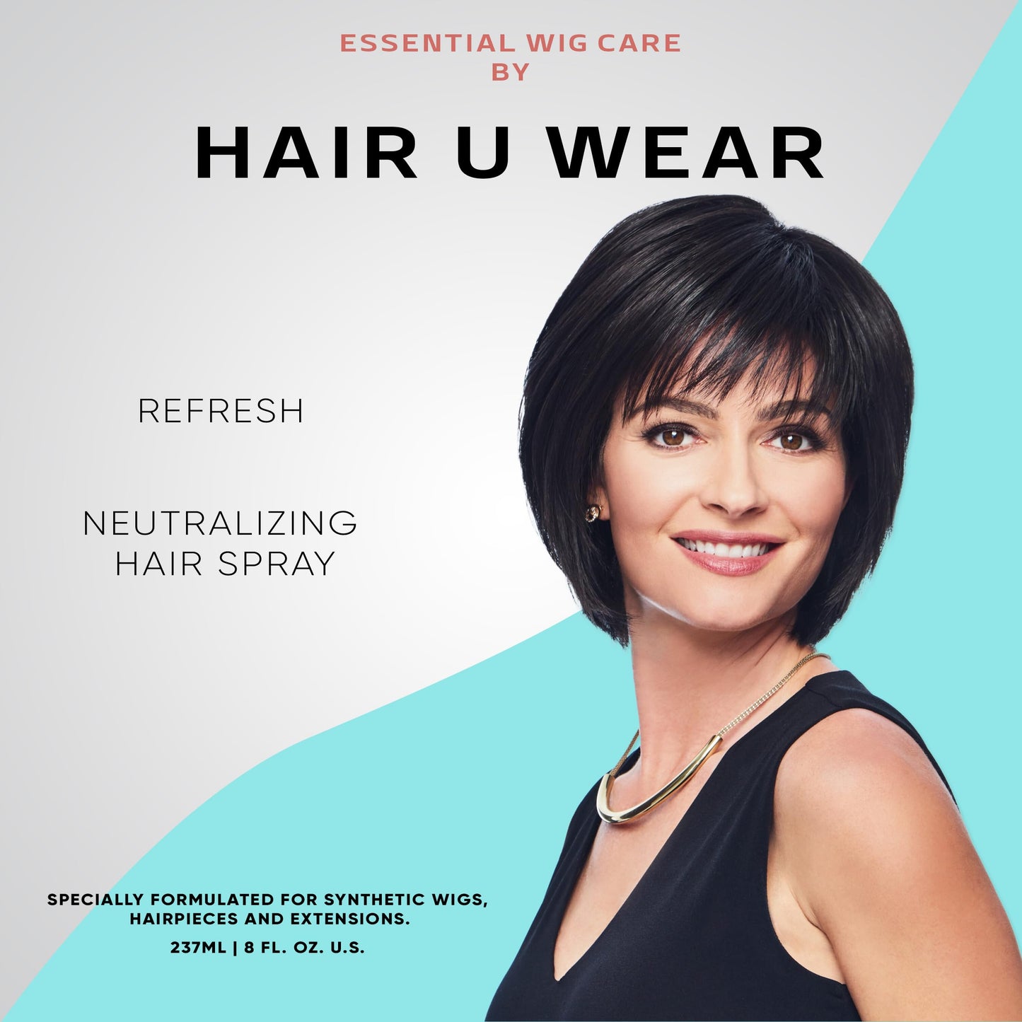 Raquel Welch HairUWear Refresher Spray for Synthetic Wigs, Hair Pieces, and Extensions 8 Fl oz, Clear Beauty & Personal Care Hair u wear