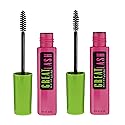 Maybelline Great Lash Washable Mascara Makeup, Volumizing Lash-Doubling Formula That Conditions As It Thickens, Very Black, 2 Count Beauty & Personal Care MAYBELLINE
