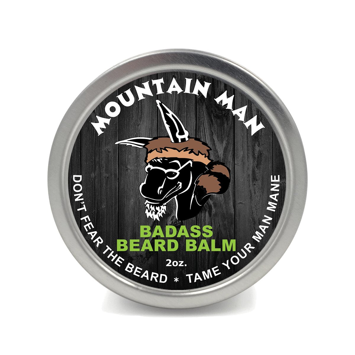 Badass Beard Care Beard Balm - Mountain Man Scent, 2 Ounce - All Natural Ingredients, Keeps Beard and Mustache Full, Soft and Healthy, Reduce Itchy Beauty & Personal Care Badass Beard Care