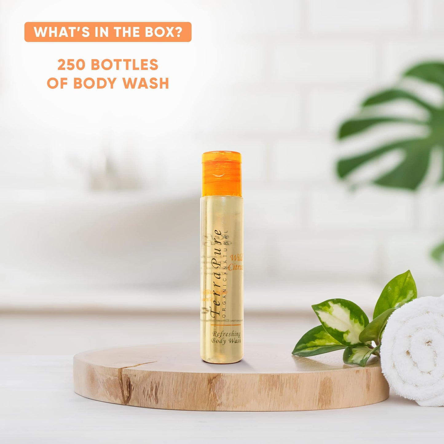 Terra Pure Wild Citrus Body Wash, Travel Size Hotel, 1 oz (Case of 250) Beauty & Personal Care Terra Pure