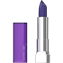 Maybelline Color Sensational Lipstick, Lip Makeup, Matte Finish, Hydrating Lipstick, Nude, Pink, Red, Plum Lip Color, Sapphire Siren, 0.15 oz; Beauty & Personal Care MAYBELLINE