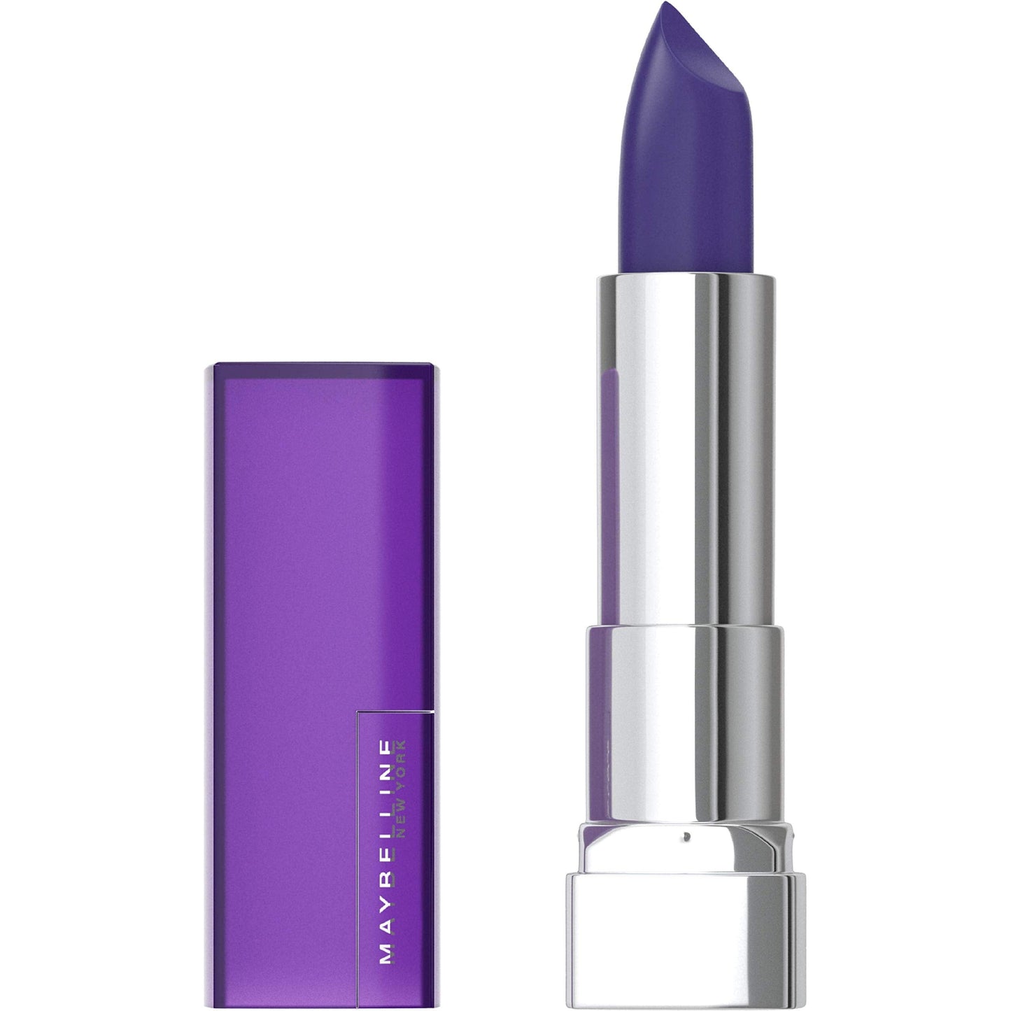 Maybelline Color Sensational Lipstick, Lip Makeup, Matte Finish, Hydrating Lipstick, Nude, Pink, Red, Plum Lip Color, Sapphire Siren, 0.15 oz; Beauty & Personal Care MAYBELLINE