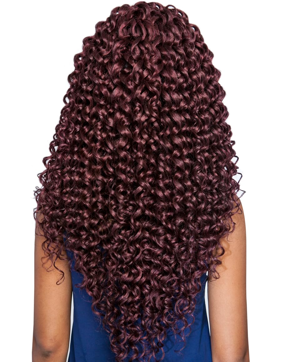 Mane Concept Afri Naptural Water Fall Pre-Stretched Braid 18" - CBP05 (99J - Wine)