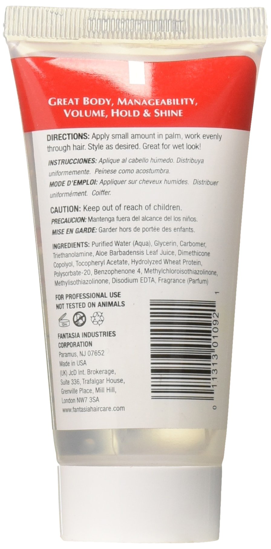 Fantasia Hair Polisher Styling Gel, 2.0 oz. Beauty & Personal Care Fantasia