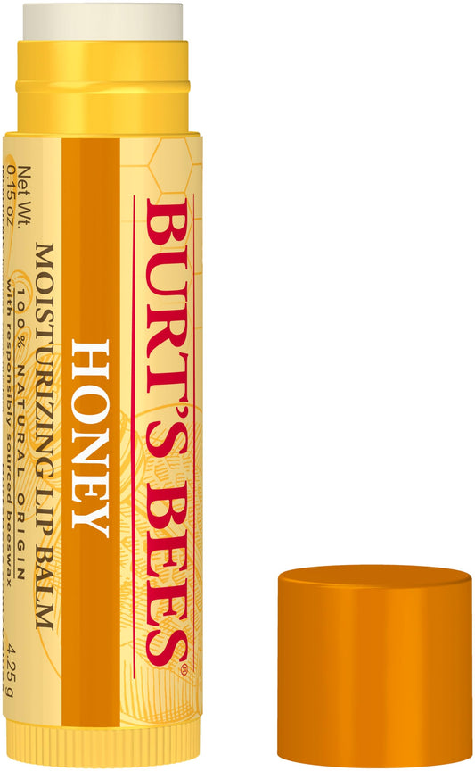Burt's Bees 100% Natural Moisturizing Lip Balm, Honey with Beeswax - 1 Tube, 0.15 Ounce Beauty & Personal Care Burt's Bees