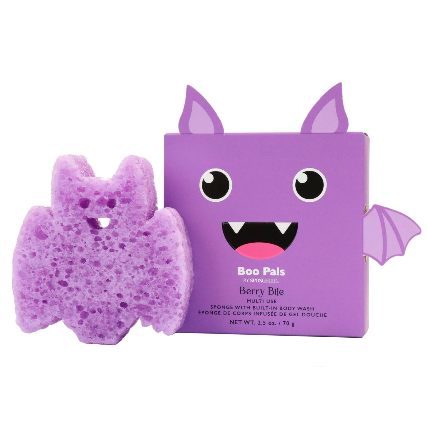 Spongelle Berry Bite Bat - Boo Pals Body Buffer Beauty and Personal Care SPONGELLÉ