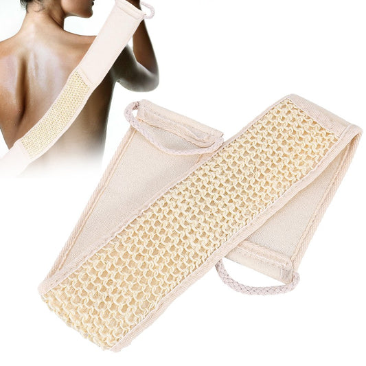 Back Scrubber, Loofah Bath Wash Back Strap of Shower Massage and Dirty Clean Body Skin Care Beauty and Personal Care Brrnoo