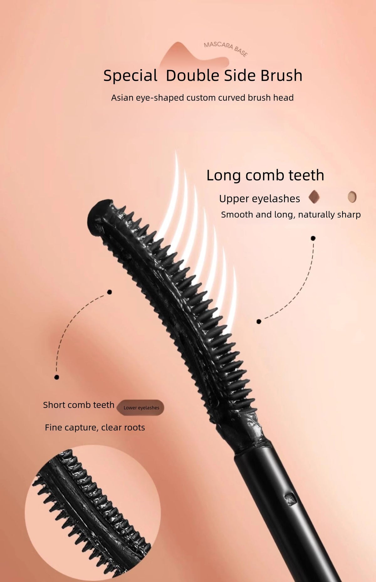 BeautyMall 1 PC Ukiss Mascara Primer Long Lasting Curling Lengthening Fix Mascara, Smudge Proof Water Proof Mascara Base Holds All Day Long (01#