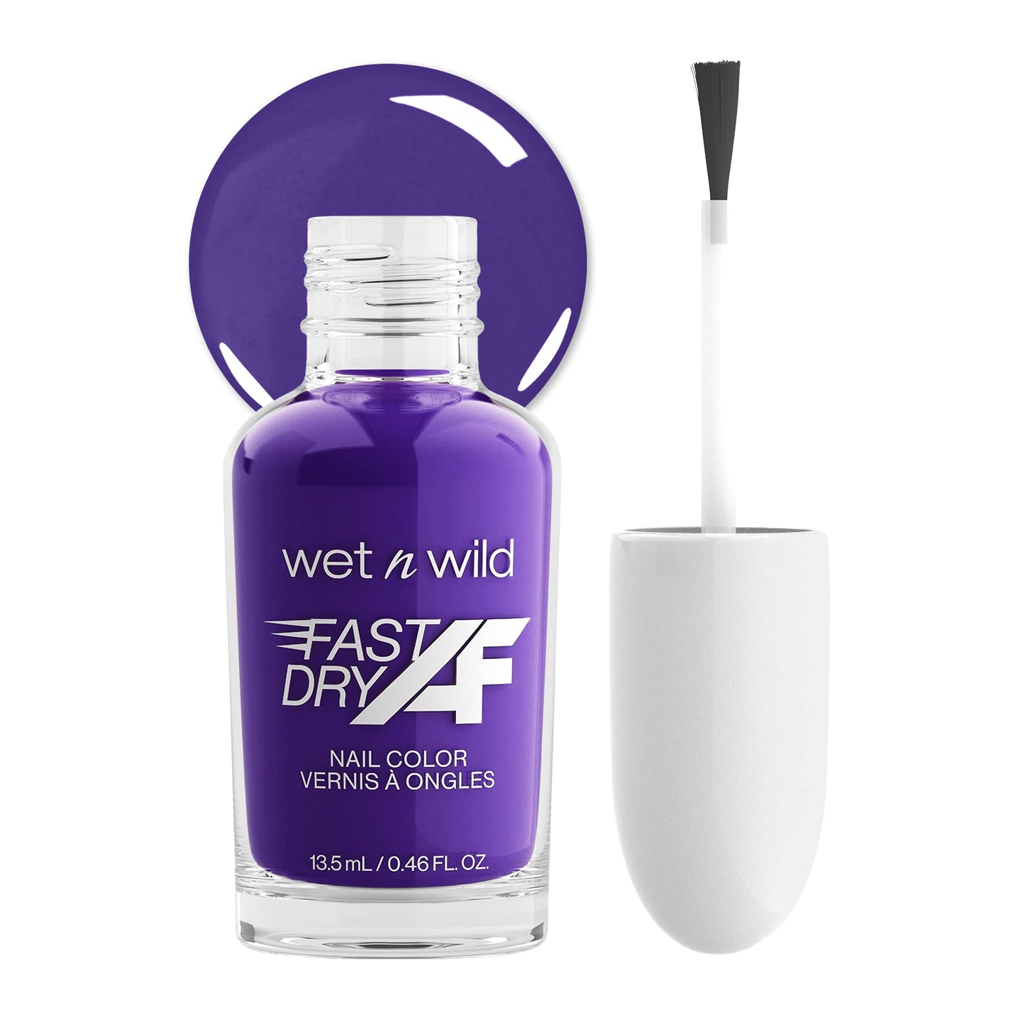 wet n wild Fast Dry AF Nail Polish, Quick 40 Second Dry Time, Long Lasting High-Shine - Married Into Royalty Beauty & Personal Care wet n wild