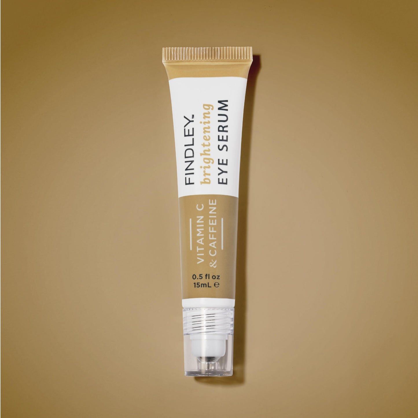 Findley Eye Serum with Vitamin C and Caffeine | Unique Stainless Steel Roller Ball Applicator | Under Eye Treatment for Puffiness & Dark Circles | Beauty & Personal Care Findley