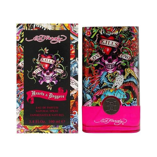 Christian Audigier Hardy Hearts & Daggers Eau De Parfum Spray for Women, 3.4 Ounce Beauty & Personal Care ED HARDY