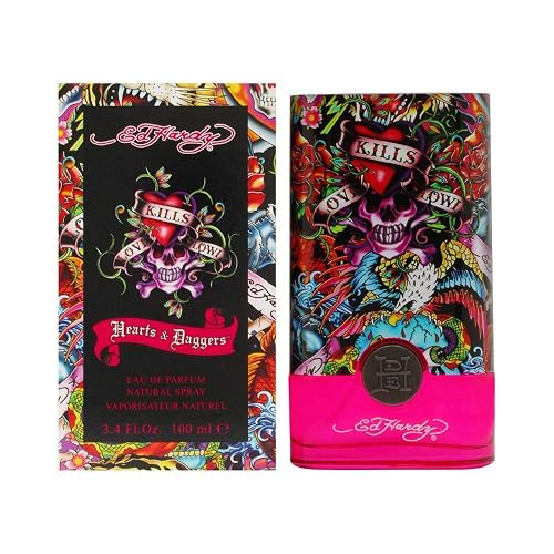 Ed Hardy Hearts & Daggers 3.4 Edp Sp For Women Fragrance:women 0 Beauty & Personal Care Christian Audigier