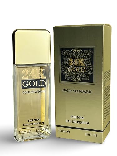 United Scents 24K GOLD Eau de Parfum for Men, 3.4 Fl Oz, Notes: Blood Orange, Grapefruit, Mint Beauty & Personal Care United Scents