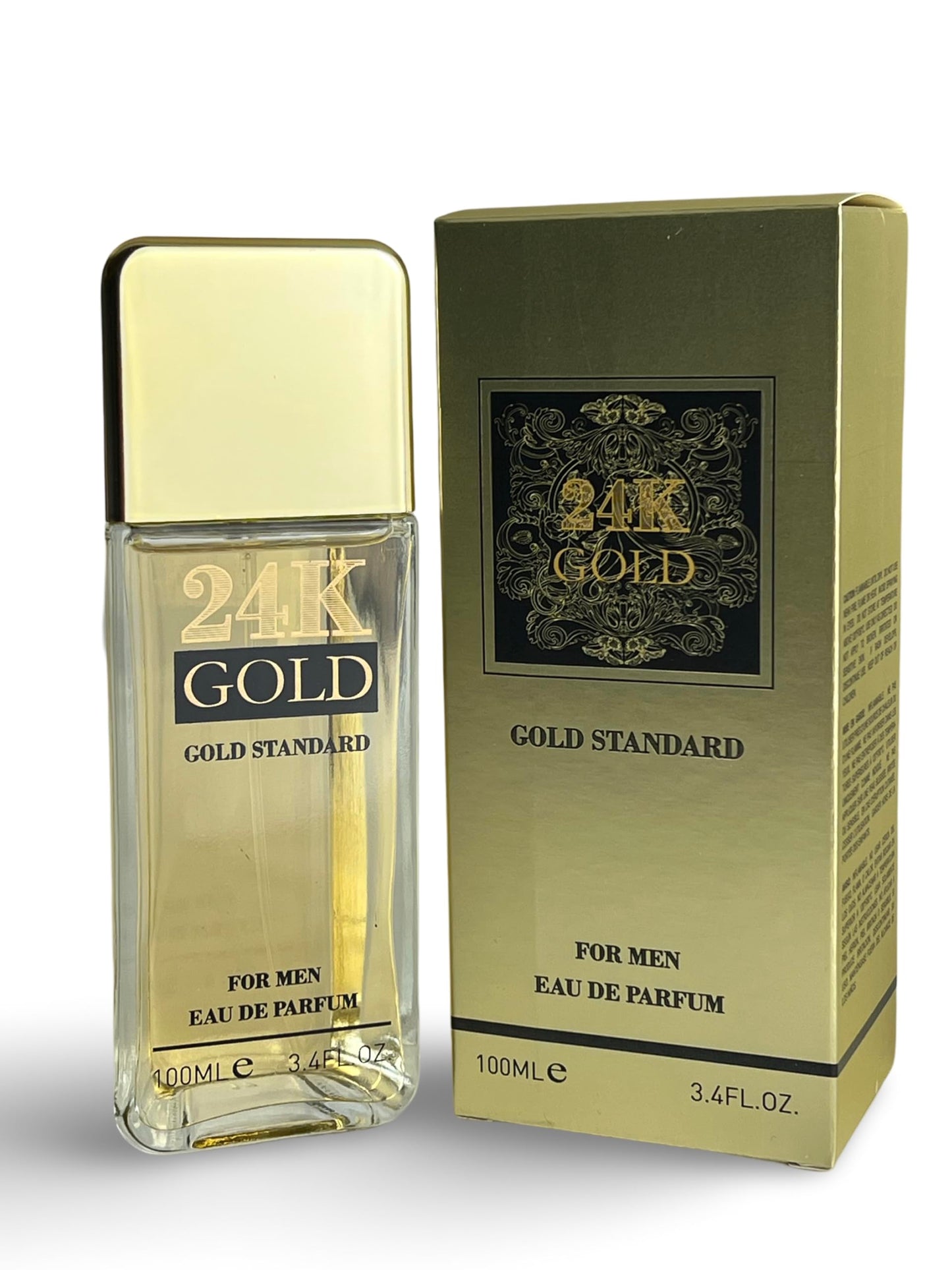 United Scents 24K GOLD Eau de Parfum for Men, 3.4 Fl Oz, Notes: Blood Orange, Grapefruit, Mint Beauty & Personal Care United Scents