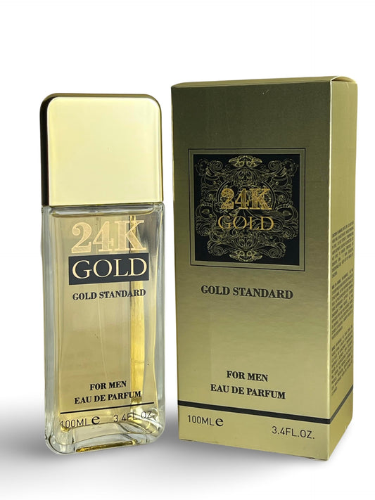 United Scents 24K GOLD Eau de Parfum for Men, 3.4 Fl Oz, Notes: Blood Orange, Grapefruit, Mint Beauty & Personal Care United Scents