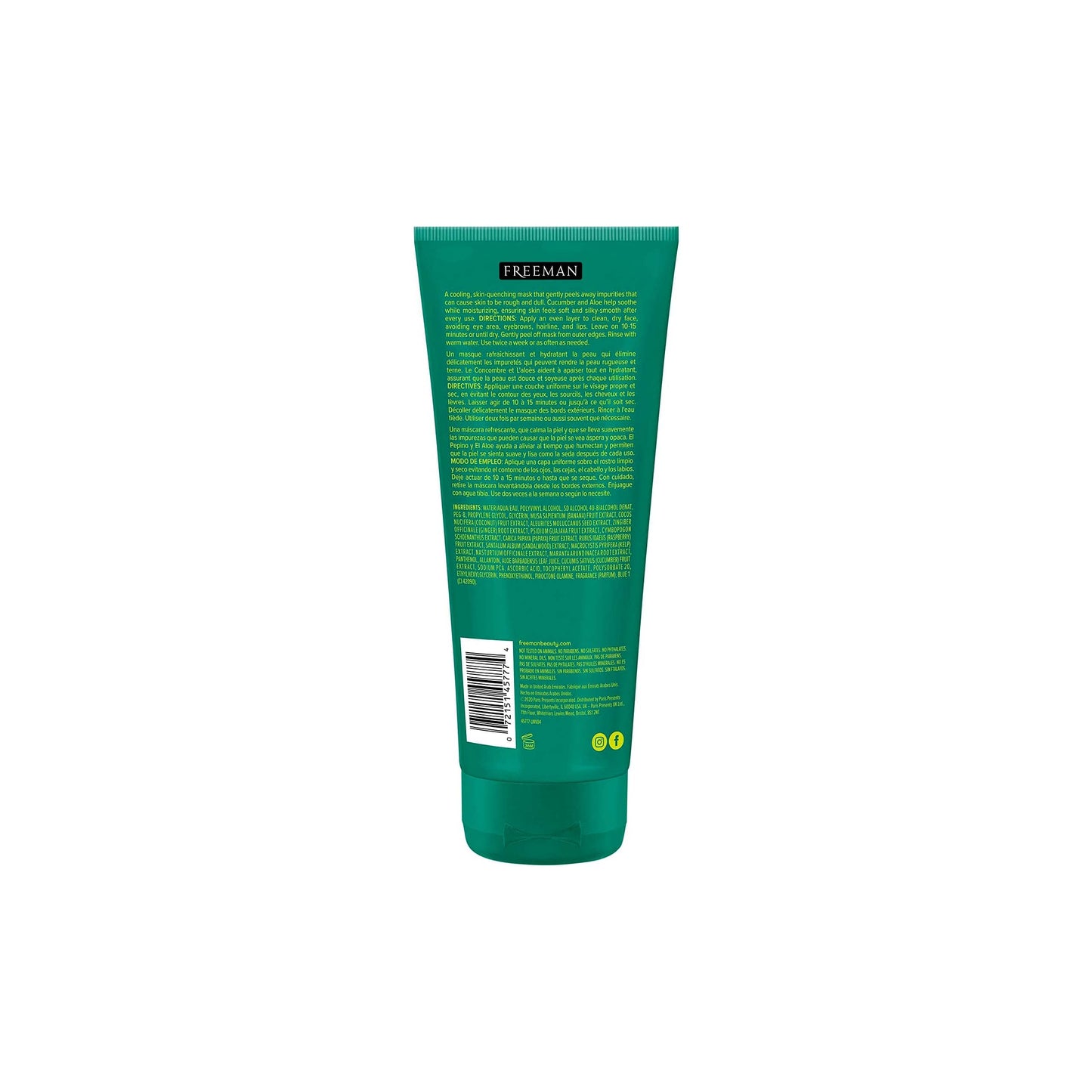 Freeman Cucumber Facial Peel-Off Mask - 6 oz Beauty & Personal Care Freeman