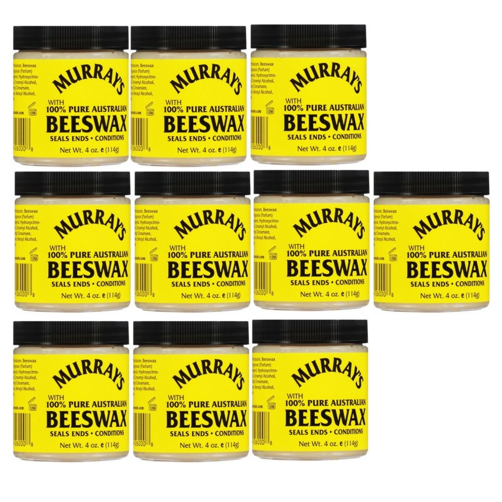 Murrays 100% Pure Beeswax 4 oz (10 pack) Beauty & Personal Care Murrays