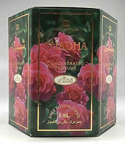 Shadha - 6ml (.2oz) Roll-on Perfume Oil by Al-Rehab (Crown Perfumes) (Box of 6) Beauty & Personal Care Al-Rehab