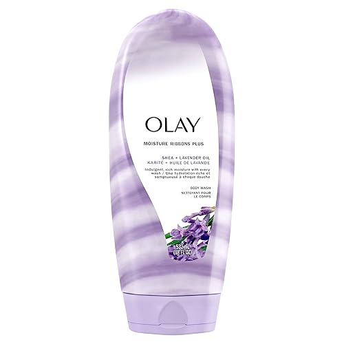 Olay Moisture Ribbons Plus Shea + Lavender Oil Body Wash, 18 oz Beauty & Personal Care Olay