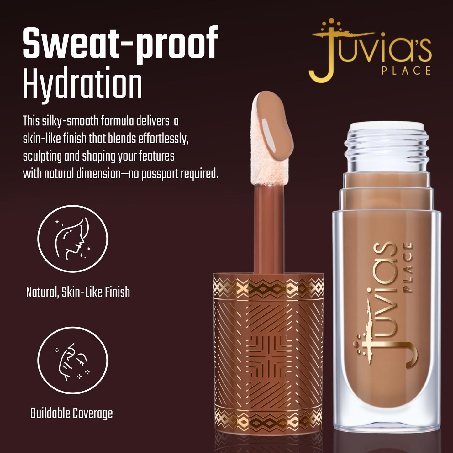 Juvia’s Place Bronzed Liquid Bronzer - Biscotti - Liquid Bronzer for Face with Silky Blendable Texture - Buildable Coverage for Natural Contour Beauty & Personal Care Juvia's Place