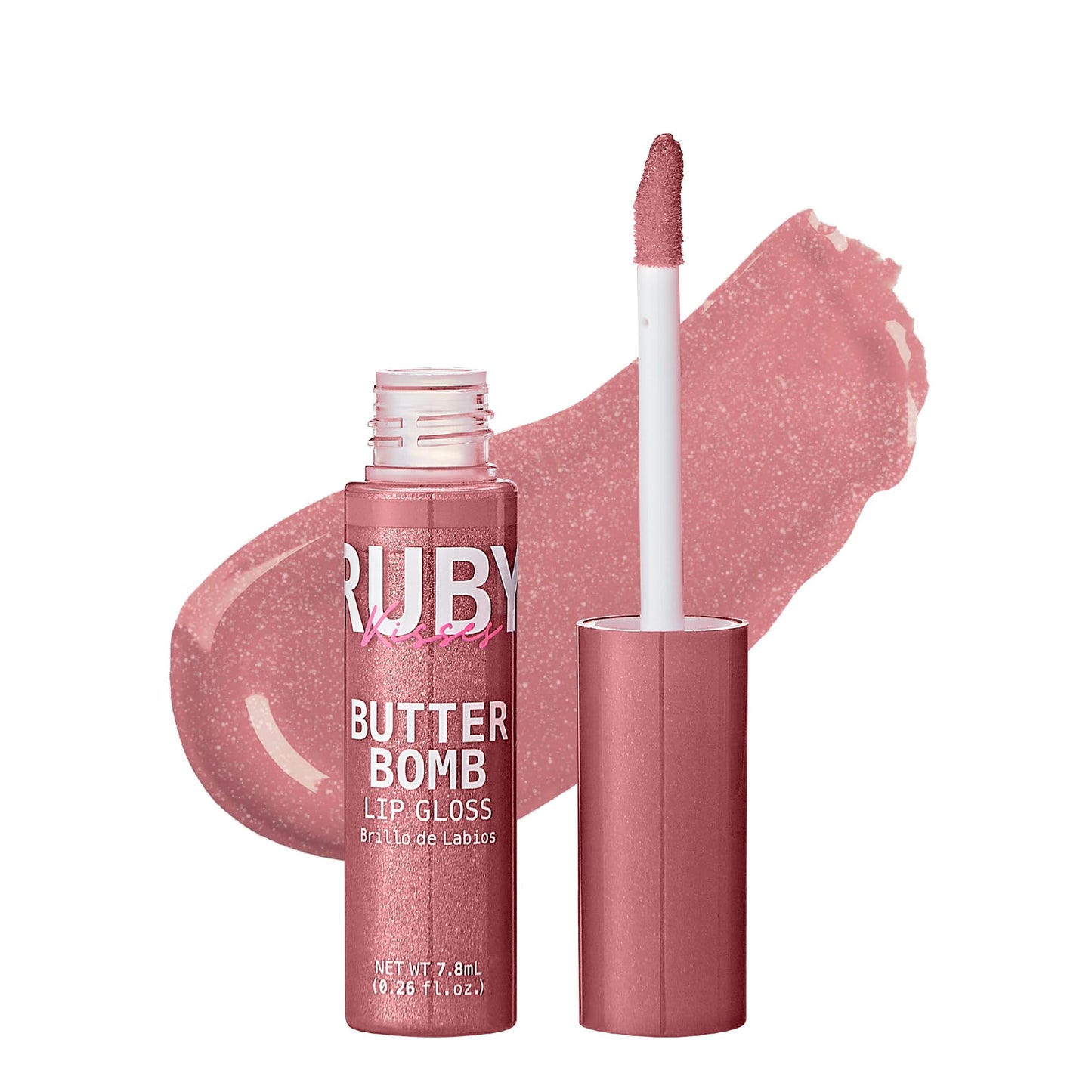 Ruby Kisses Butter Bomb Lip Gloss, High-Shine Non-Sticky Hydrating Plumping Beauty & Personal Care Ruby Kisses