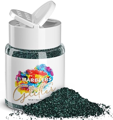 MARBLERS Twinkle Glitter [Green Garnet] 1.5oz (42g) | Fine | Non-Toxic, Vegan, Cruelty-Free | Face, Body, Eyeshadow, Hair, Festival, Party Makeup | Beauty & Personal Care MARBLERS