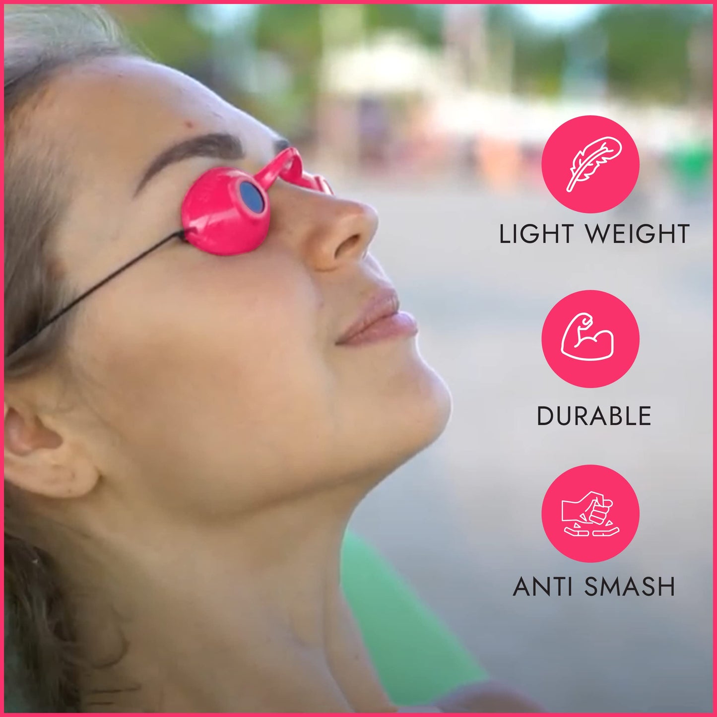 Super Sunnies UV Eye Protection FDA Compliant Tanning Bed Goggles Eyeshields - Random Color Beauty & Personal Care Super Sunnies