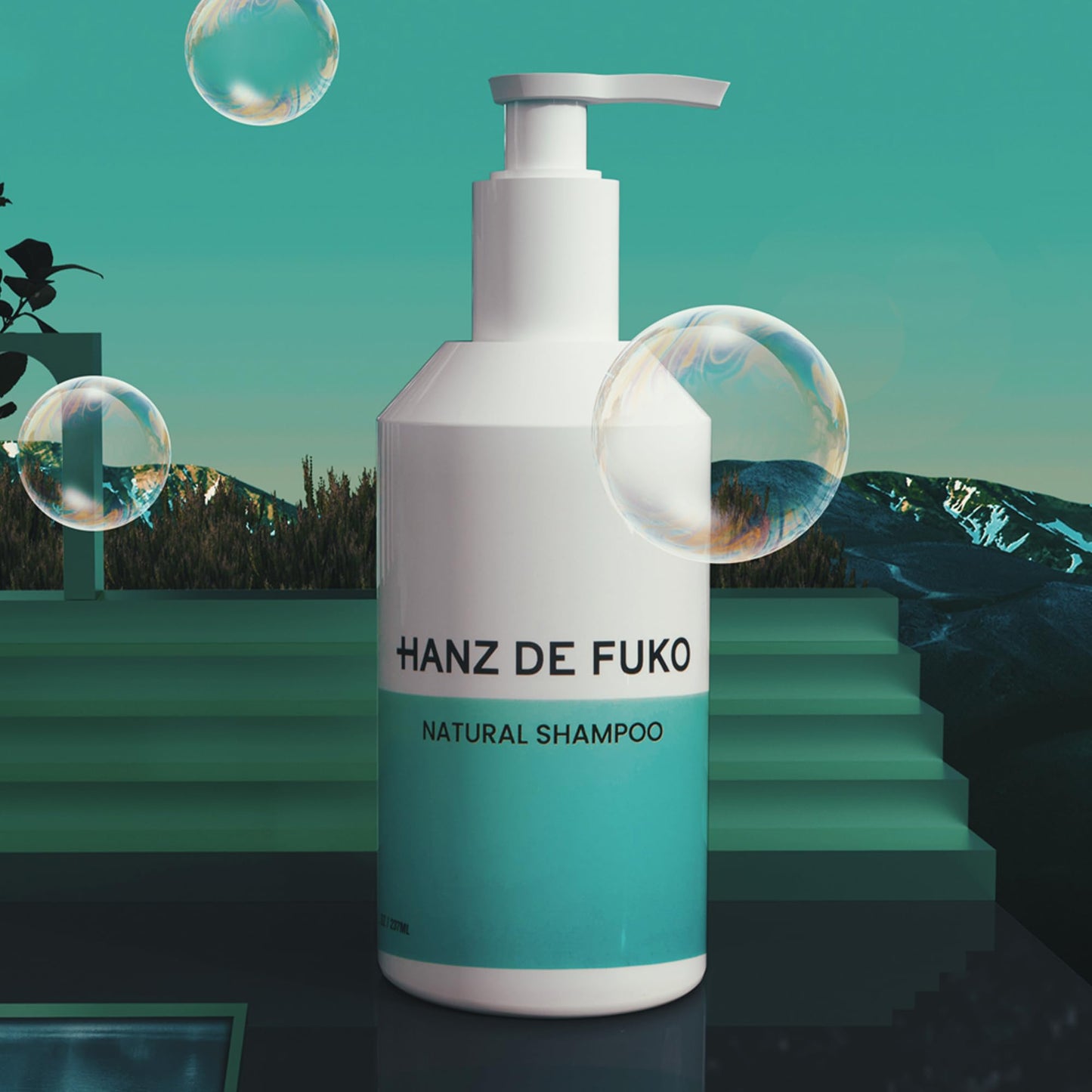Hanz de Fuko Premium Natural Shampoo for Men & Women - Hair Cleanser Helps Promote Hair Growth, Soothe Dry Scalp, Fight Dandruff - Sulfate & Paraben Beauty & Personal Care Hanz de Fuko