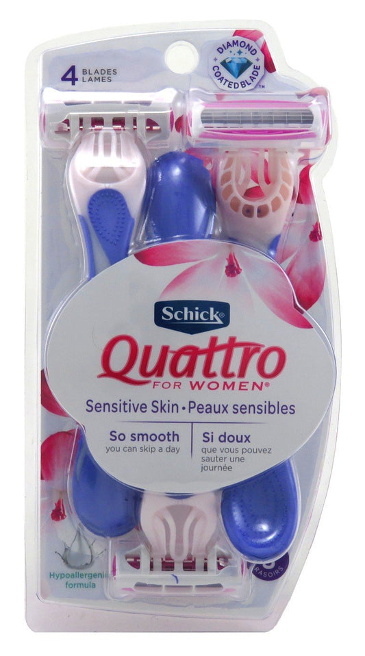 Schick Quatro Womn Disp S Size 3ct Beauty and Personal Care Schick
