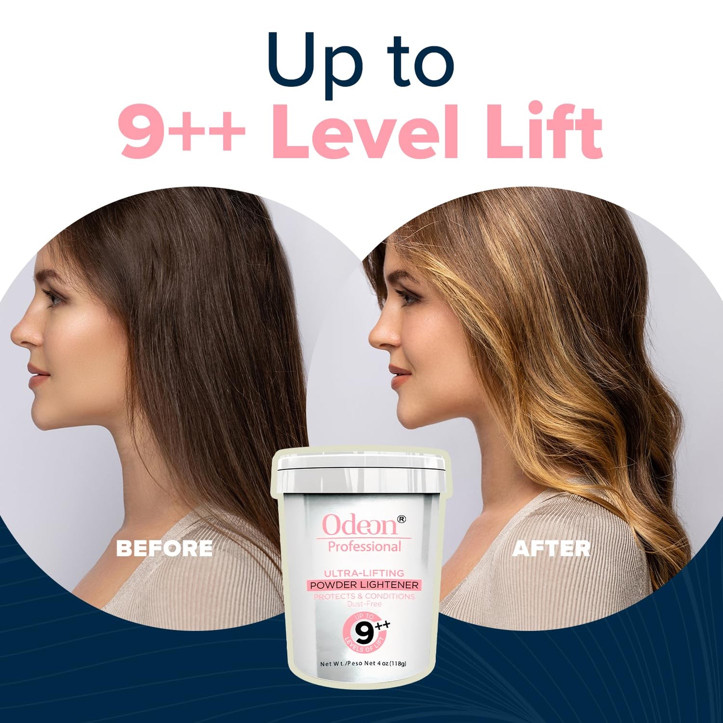Odeon Ultra-Lifting Powder Lightener 4oz - Lifts Hair Up to 9+ Levels. Ideal for Balayage, Highlights & Full Bleaching. Smooth, Dust-Free Formula Beauty & Personal Care Odeon