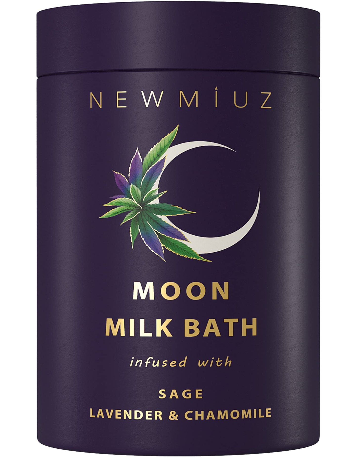 Cleansing Sage Moon Milk Bath Soak - Lavender Chamomile - Moisturize & Soften Skin Spiritual Stress Relief Gifts for Women Destress Luxury Spa Bath Beauty & Personal Care New Miuz