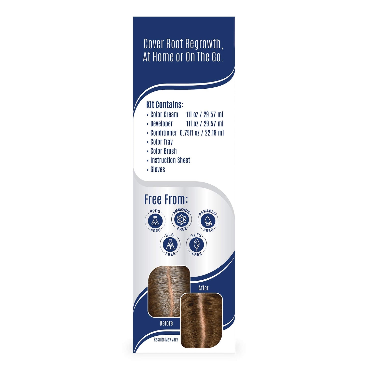 No Gray Permanent Root Touch up in Medium Brown (PPD and Ammonia Free) Beauty & Personal Care No Gray