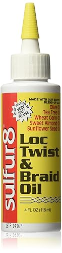 Sulfur8 Loc Twist and Braid Oil, 4 Ounce Beauty & Personal Care Sulfur 8