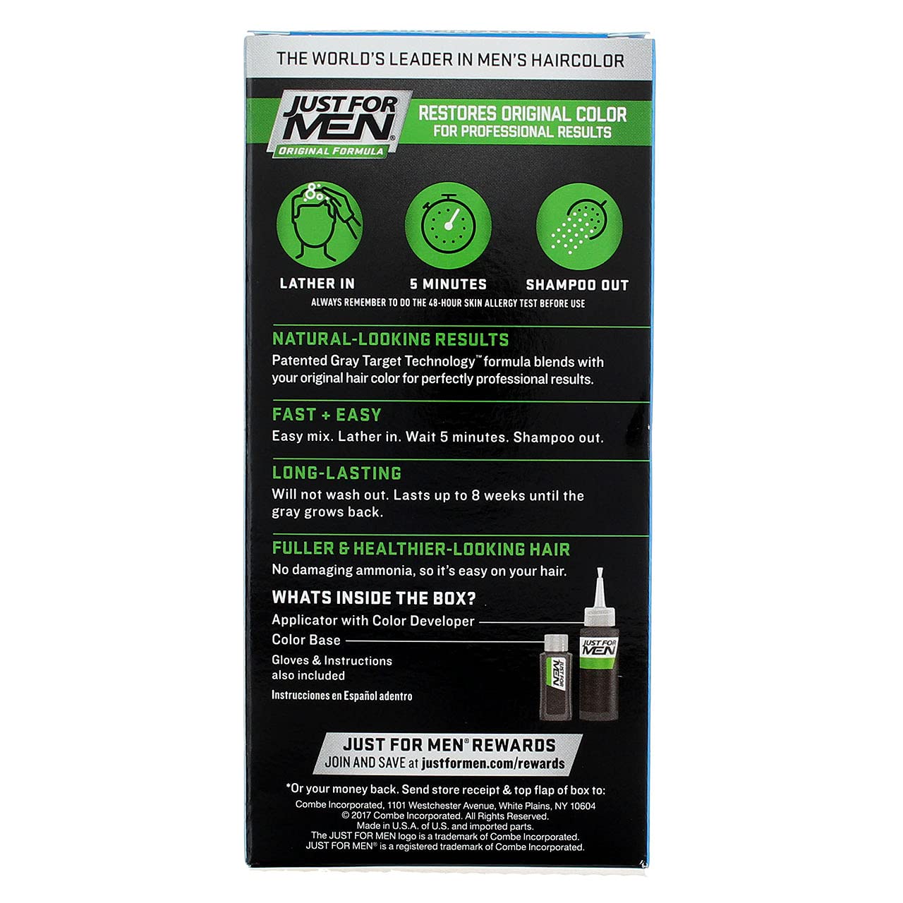 JUST FOR MEN Hair Color Light-Medium Brown H30 1 Each (Pack of 5) Beauty & Personal Care Just for Men